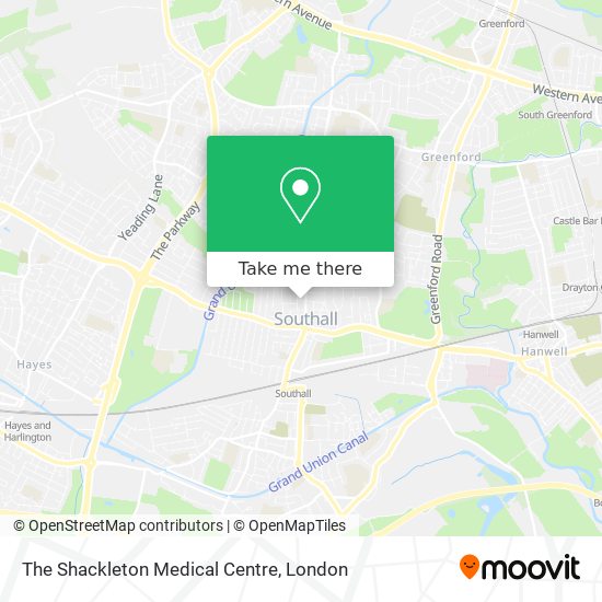 The Shackleton Medical Centre map