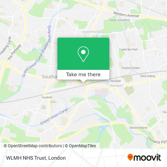 WLMH NHS Trust map