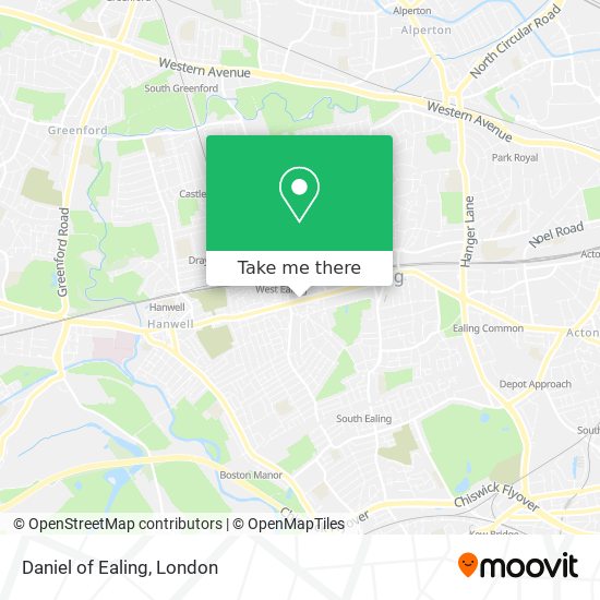 Daniel of Ealing map