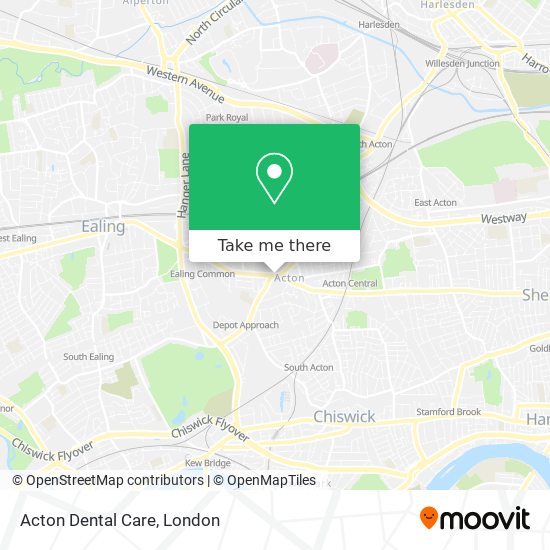 Acton Dental Care map