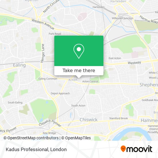 Kadus Professional map
