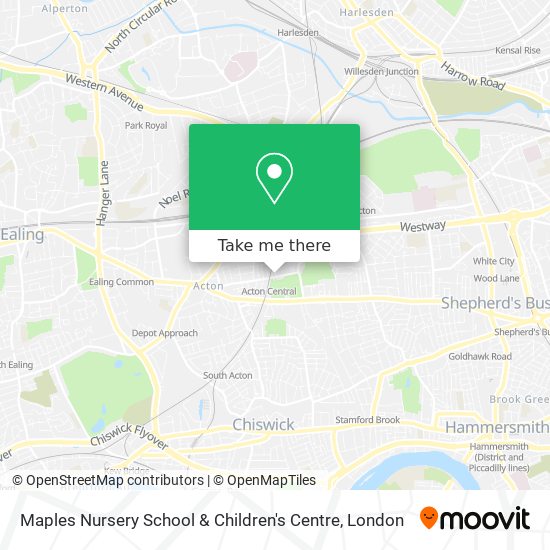 Maples Nursery School & Children's Centre map
