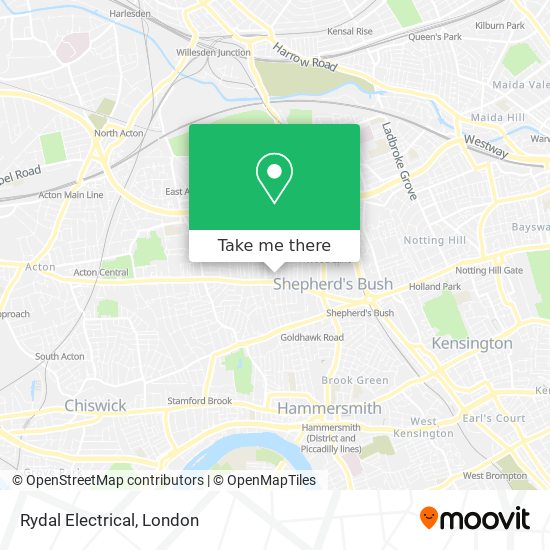 Rydal Electrical map