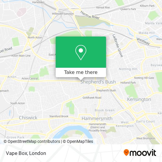 Vape Box map
