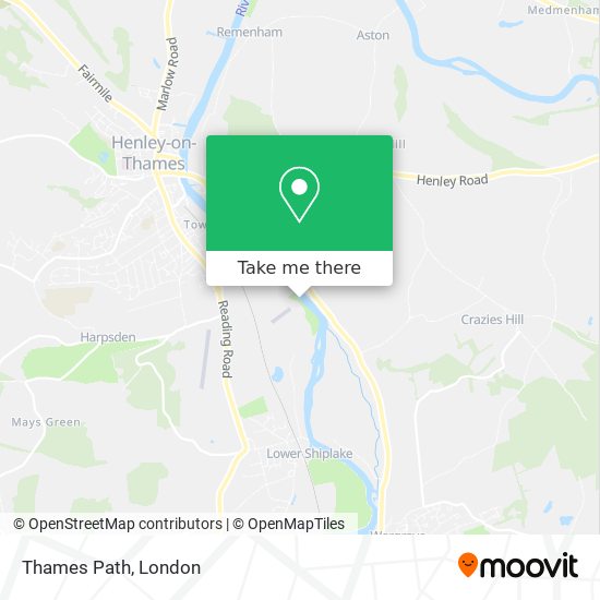 Thames Path map