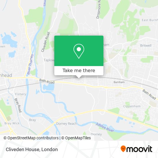 Cliveden House map