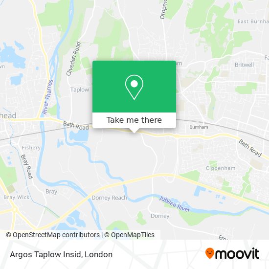 How to get to Argos Taplow Insid in South Bucks by Bus or Train?