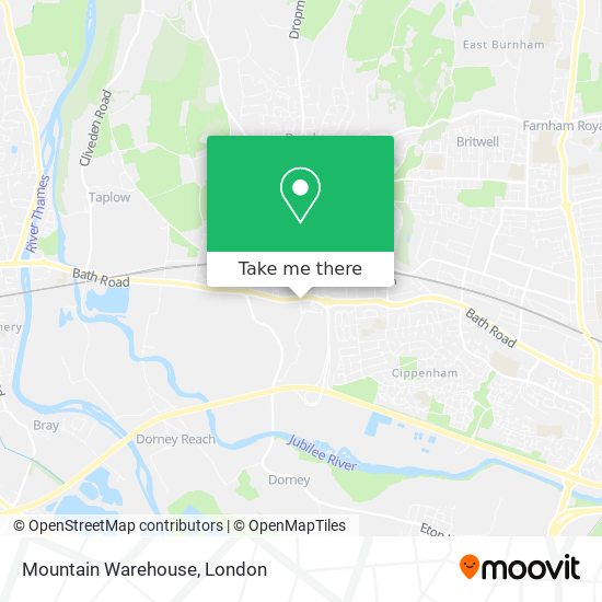 Mountain Warehouse map