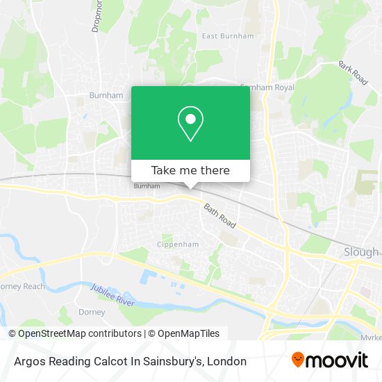 Argos Reading Calcot In Sainsbury's map