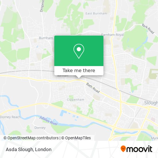 Asda Slough map
