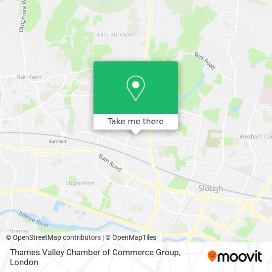 Thames Valley Chamber of Commerce Group map