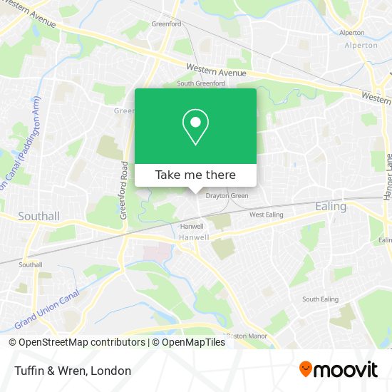 Tuffin & Wren map