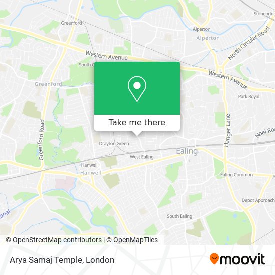Arya Samaj Temple map