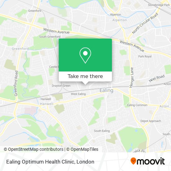 Ealing Optimum Health Clinic map
