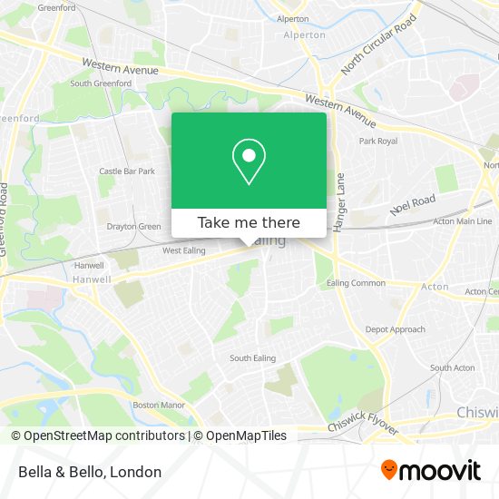 Bella & Bello map