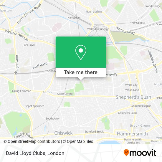 David Lloyd Clubs map