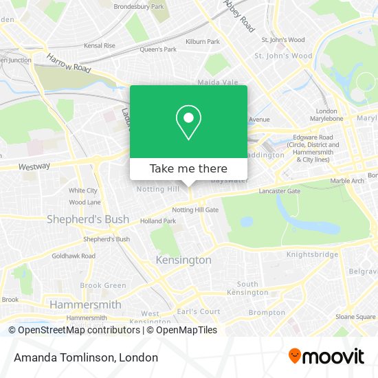 Amanda Tomlinson map