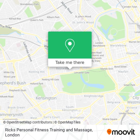 Ricks Personal Fitness Training and Massage map