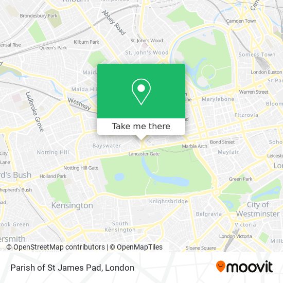 Parish of St James Pad map