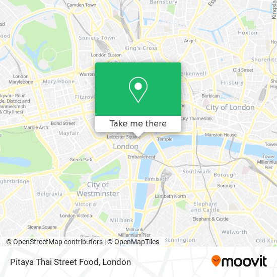 Pitaya Thai Street Food map