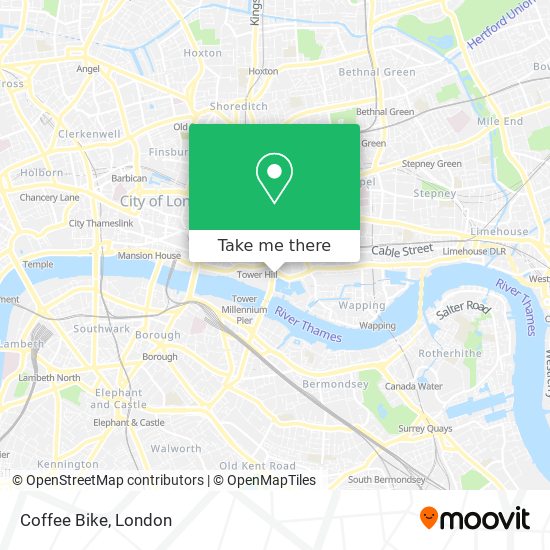 Coffee Bike map