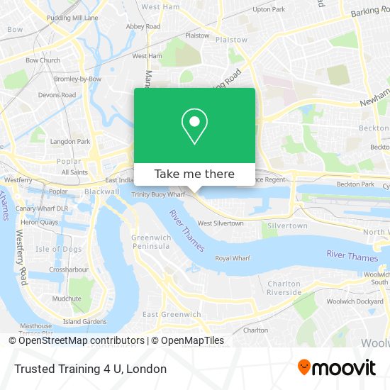 Trusted Training 4 U map
