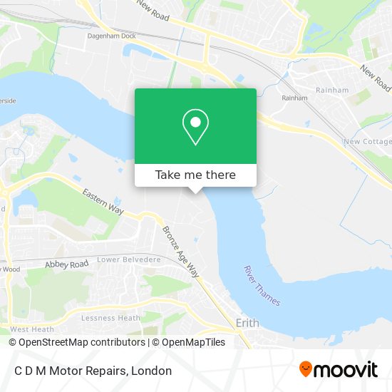 C D M Motor Repairs map