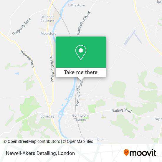 Newell-Akers Detailing map