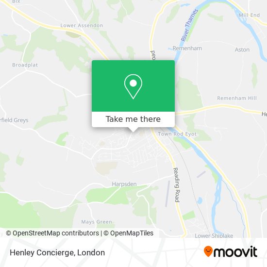 Henley Concierge map