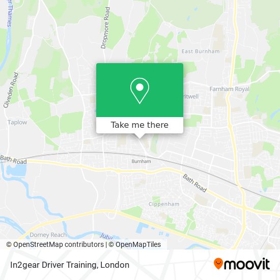 In2gear Driver Training map