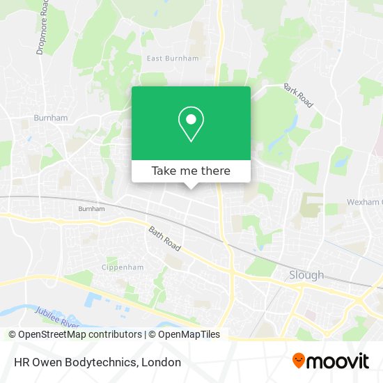 HR Owen Bodytechnics map