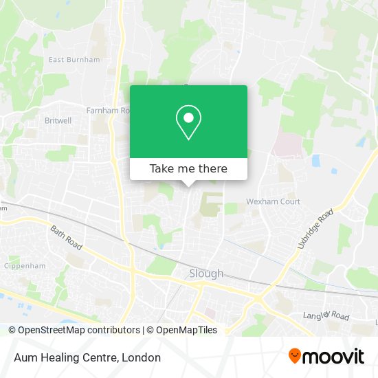 Aum Healing Centre map