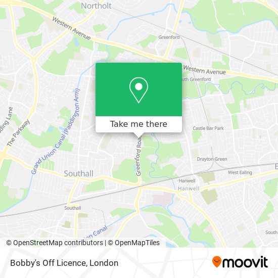 Bobby's Off Licence map