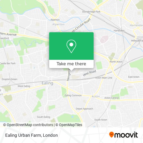 Ealing Urban Farm map