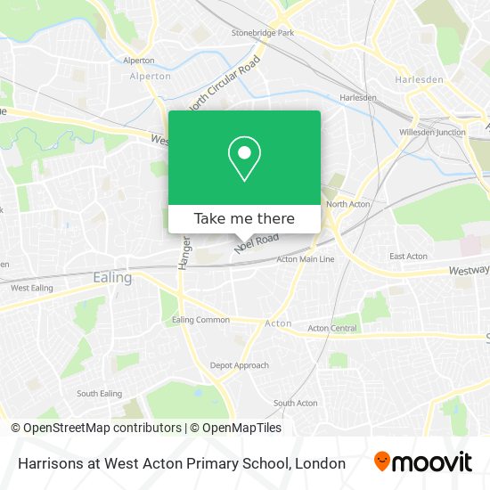 Harrisons at West Acton Primary School map