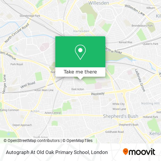 Autograph At Old Oak Primary School map