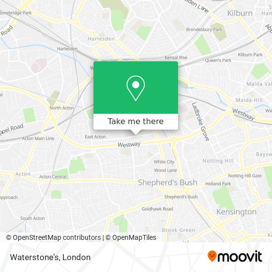 Waterstone's map
