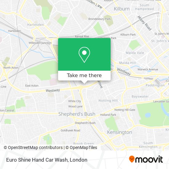 Euro Shine Hand Car Wash map