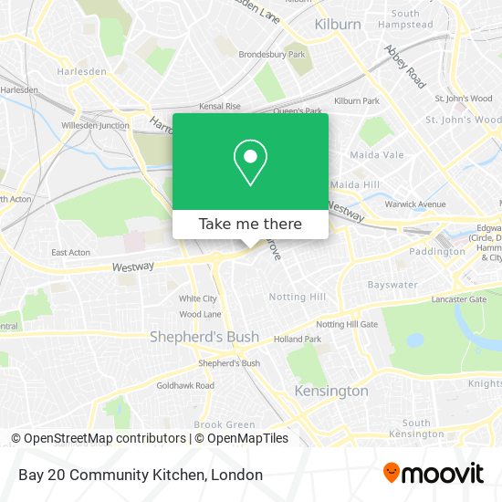 Bay 20 Community Kitchen map