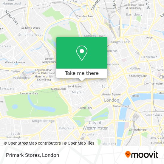 Primark Stores map
