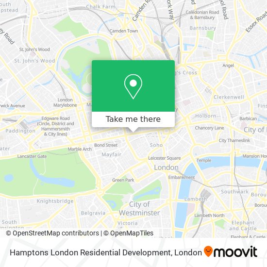 Hamptons London Residential Development map