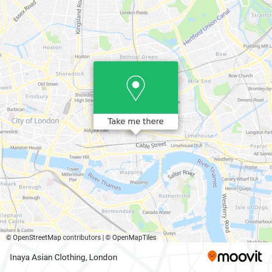 Inaya Asian Clothing map