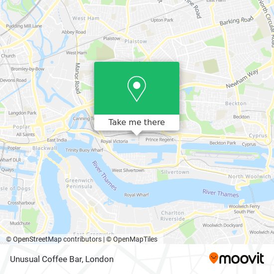 Unusual Coffee Bar map