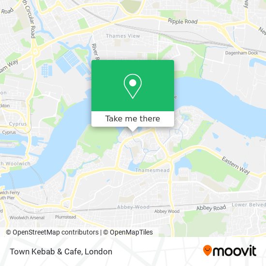 Town Kebab & Cafe map