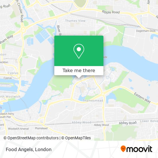 Food Angels map