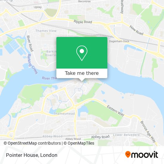 Pointer House map