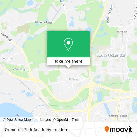 Ormiston Park Academy map
