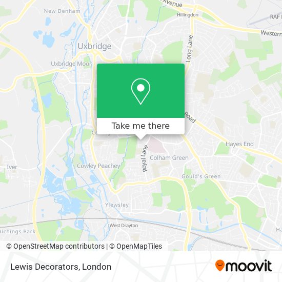 Lewis Decorators map