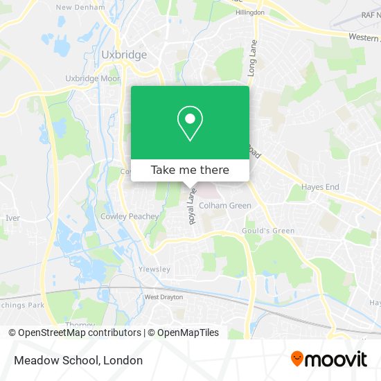 Meadow School map