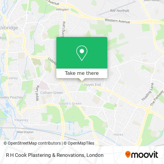 R H Cook Plastering & Renovations map